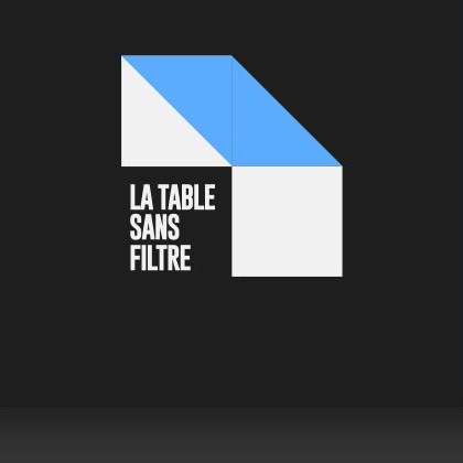 Logo La Table Sans Filtre — symbole table