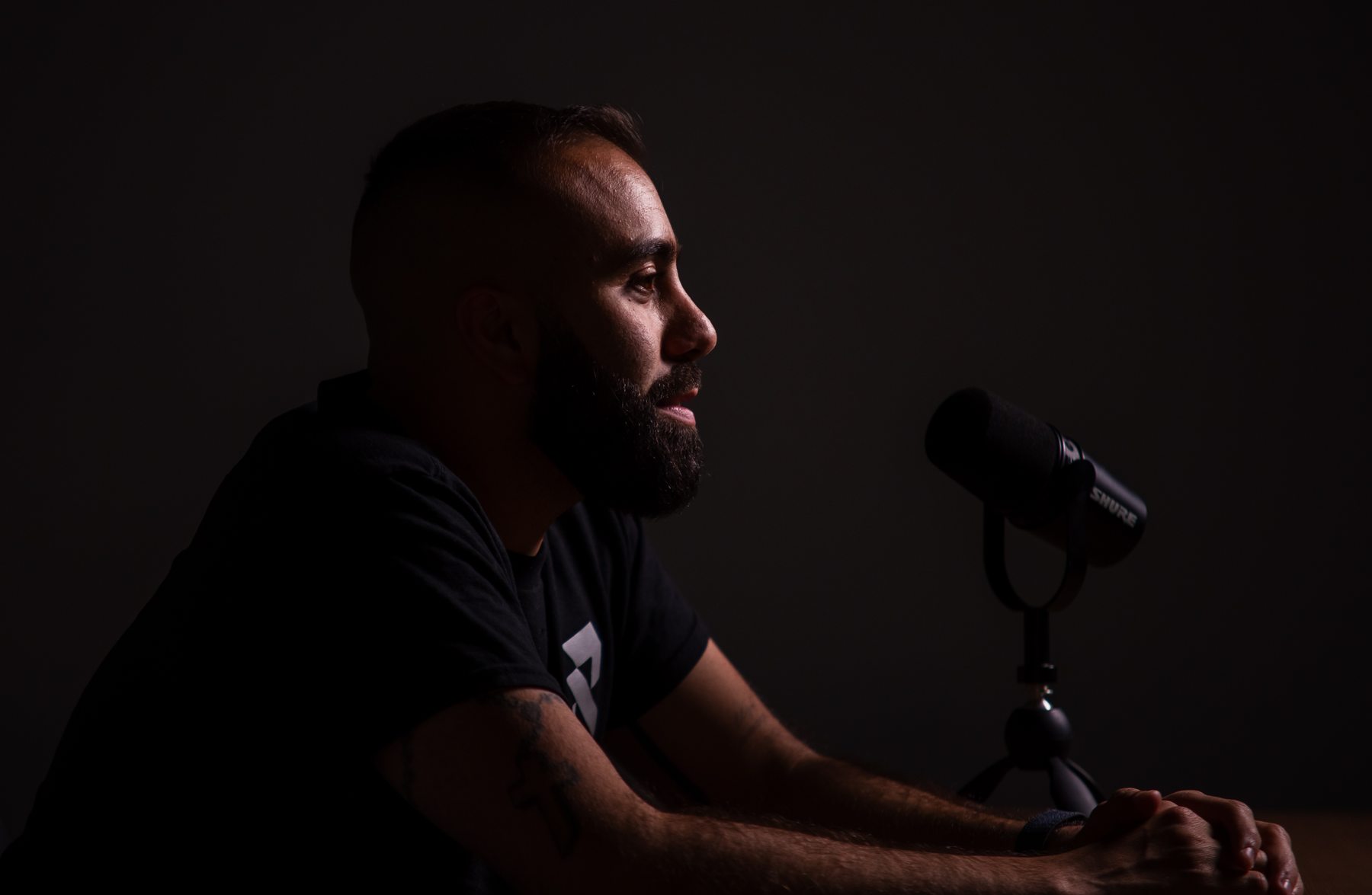 Alex Rizk au micro